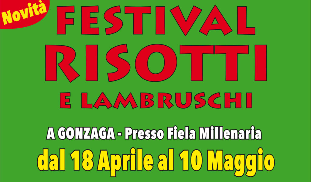 Festival dei risotti e lambruschi;
Confraternita del risotto alla saonarese.